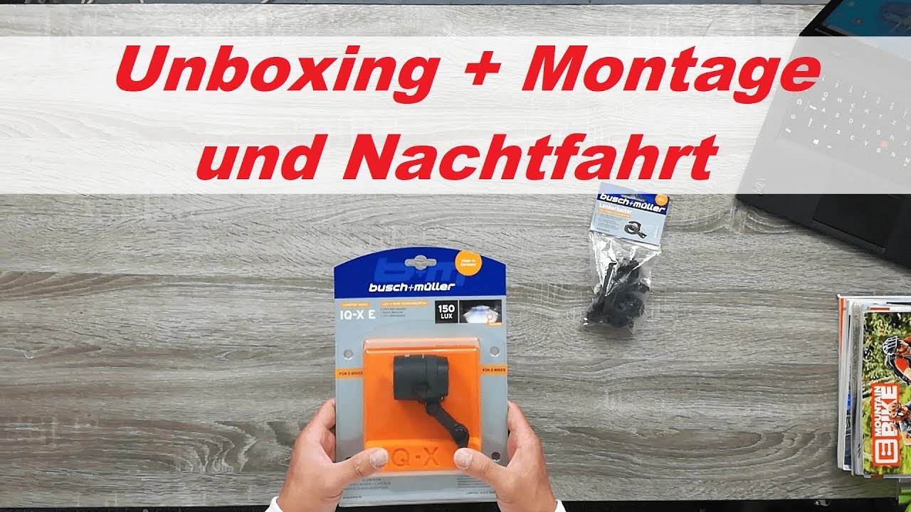 busch + müller IQ-X E Frontscheinwerfer für E-Bikes und Pedelecs