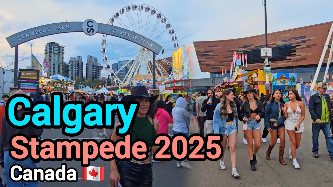 Calgary Stampede 2025 | Stampede Ground, Food & Rides #canada#stampede #Calgary 