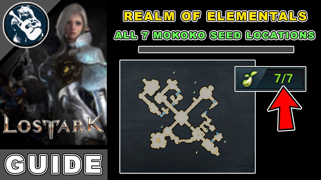 All 7 Realm of Elementals Mokoko Seeds Location in Lost Ark | Rohendel Map Locations Guide