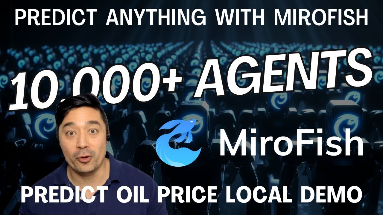 PREDICT ANYTHING with 10,000+ Agents (even oil price based on next attack) - Mirofish Demo