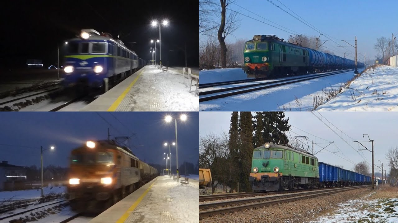 Styczniowe pociągi na linii kolejowej nr 94