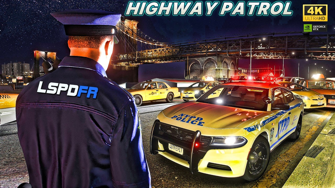 GTA 5 LSPDFR | NYPD HIGHWAY PATROL CHARGER 🚔 | OLD NYC MAP MOD