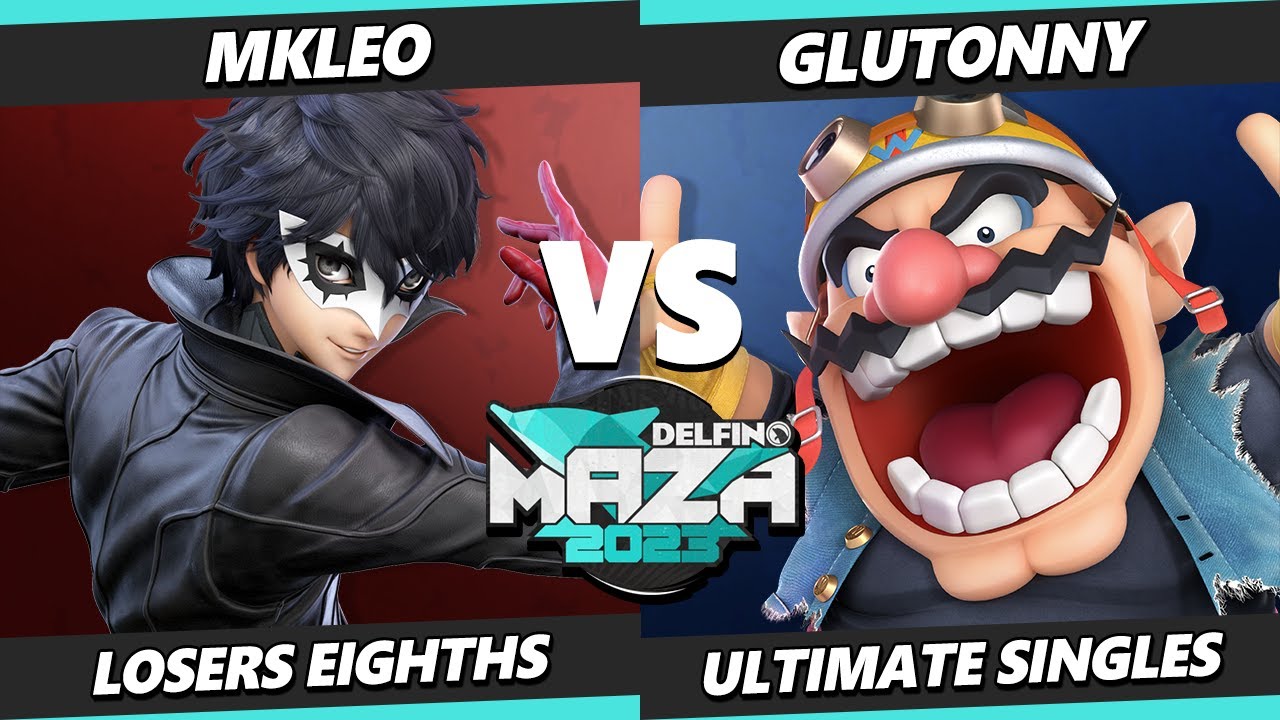 Delfino Maza 2023 Top 8 - MkLeo (Joker) Vs. Glutonny (Wario) Smash Ultimate - SSBU