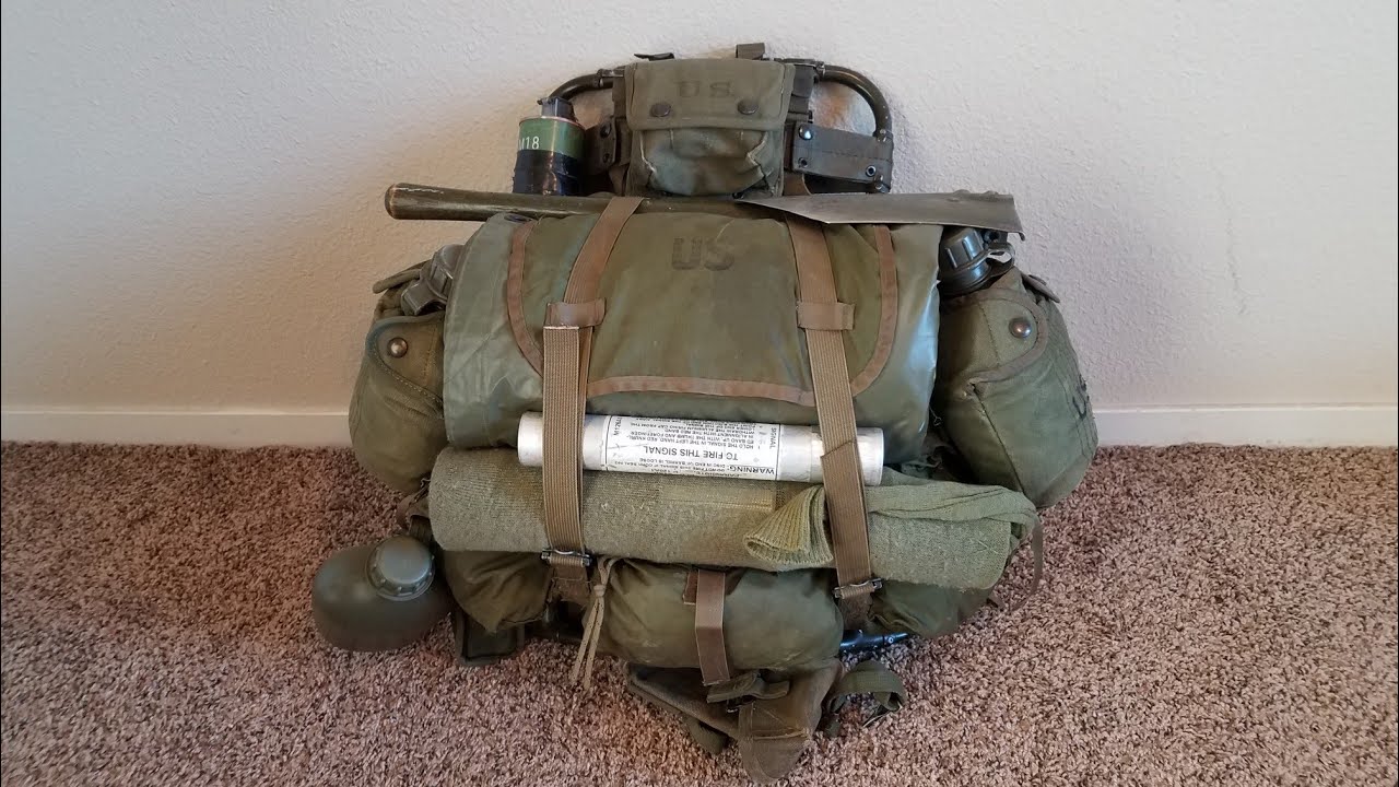 Vietnam War Marine Lightweight Rucksack Setup 2