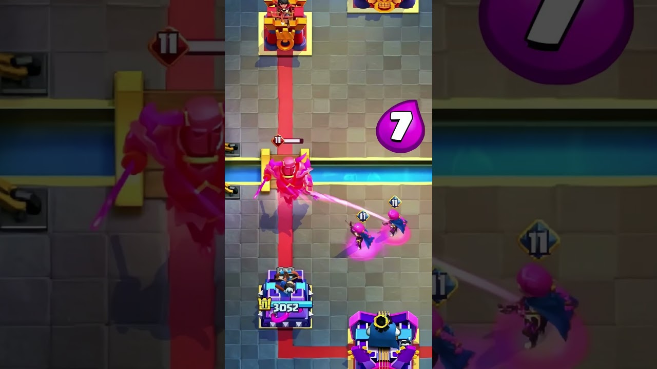 Evo archers Counter 1 to 9 Elixir
