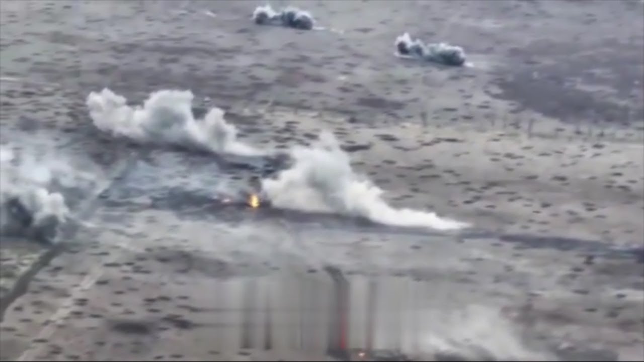 THEY WILL NEVER LEARN! BREAKDOWN OF A RUSSIAN MECHANIZED COLUMN NEAR NOVOMYKHAILIVKA || 2024