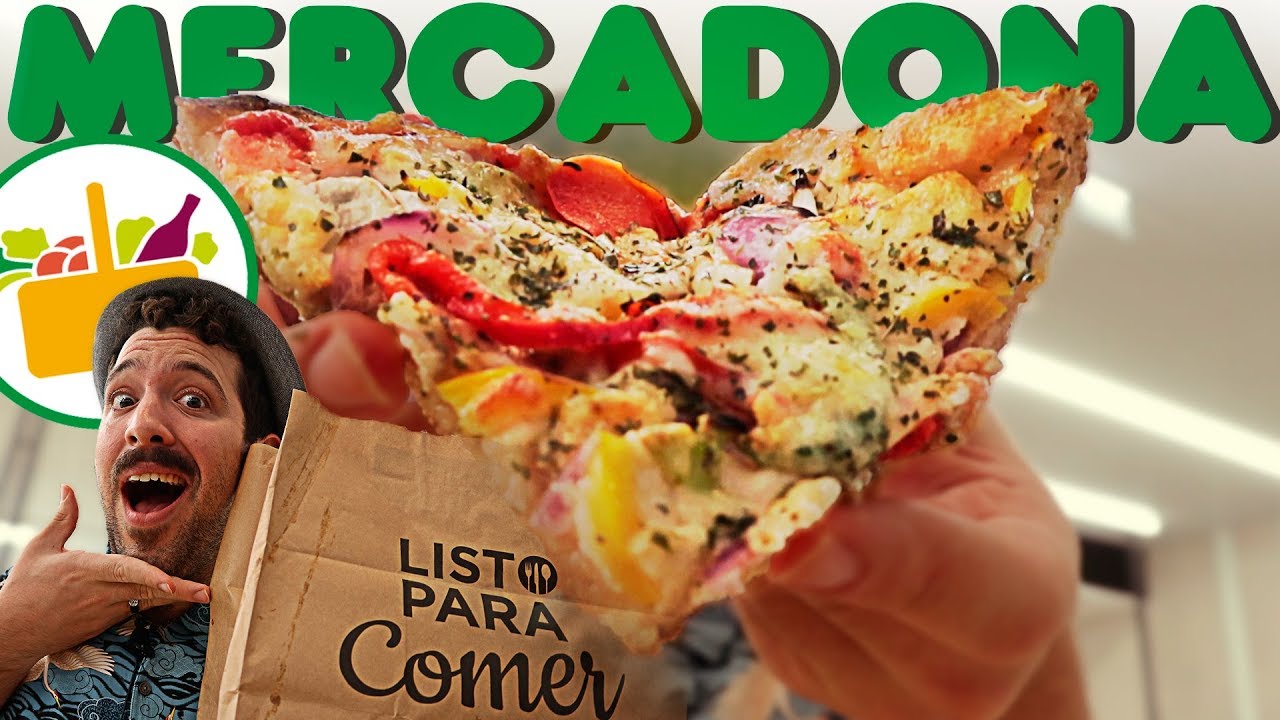 ¡Comiendo en MERCADONA como un RESTAURANTE! Pizza, hamburguesas…Así es LISTO PARA COMER de MERCADONA