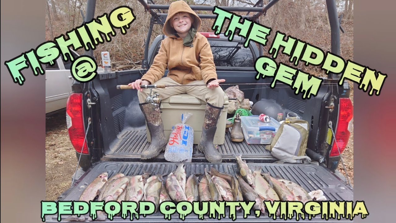 Trout fishing The Hidden Gem in Blueridge, Virginia; Stocked Private Stream : Virginia Trout Fishing