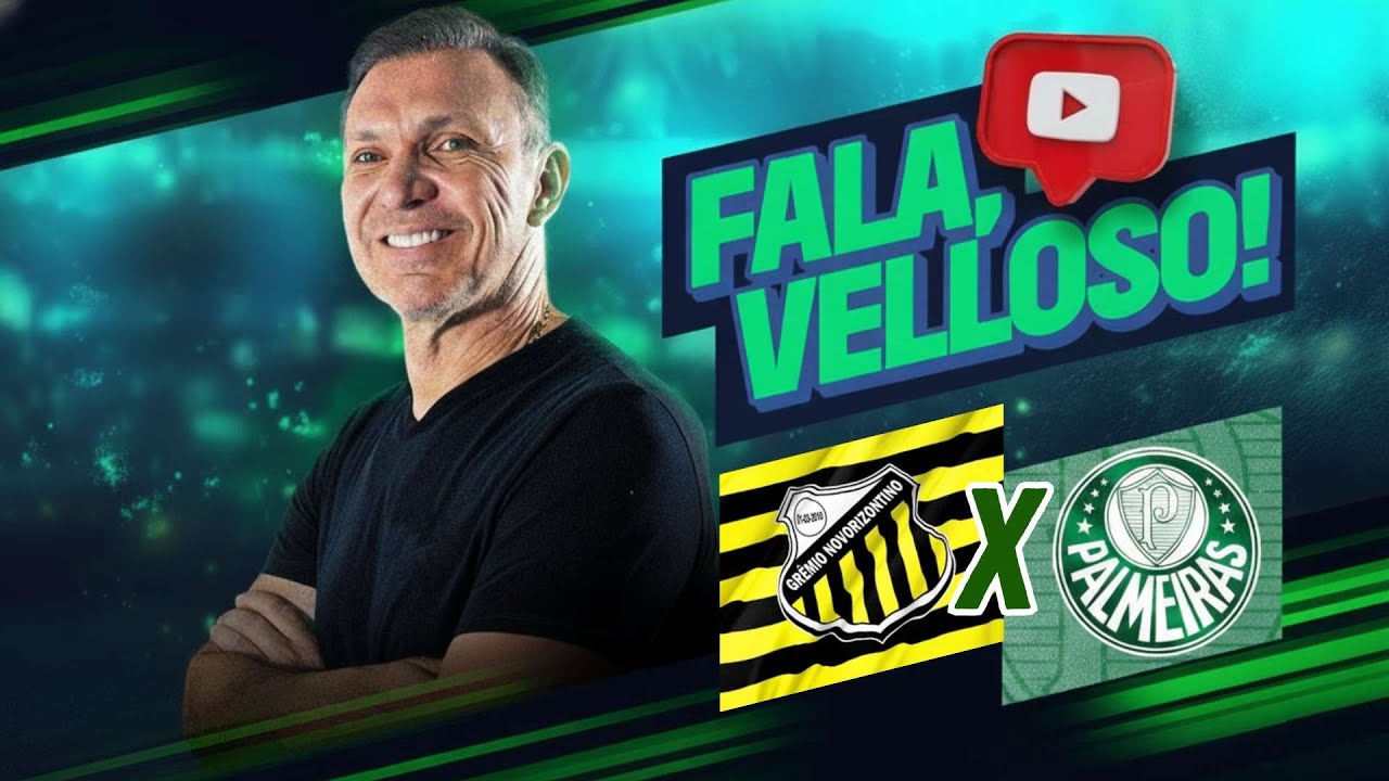 VEXAME! 🔴 VELLOSO AO VIVO 🔴 PÓS NOVORIZONTINO 4X0 PALMEIRAS | PAULISTÃO | COLETIVA ABEL FERREIRA