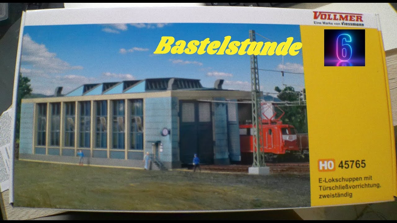 Bastelstunde #6 - 2x Vollmer E Lokschuppen H0 45765
