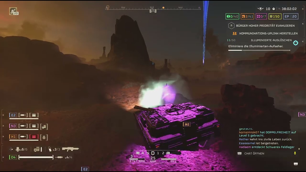 HELLDIVERS 2_TANKSTORY #One...''the biggest enemy is the turret of a comrade....DOH!'' 🔥🤣👌💯