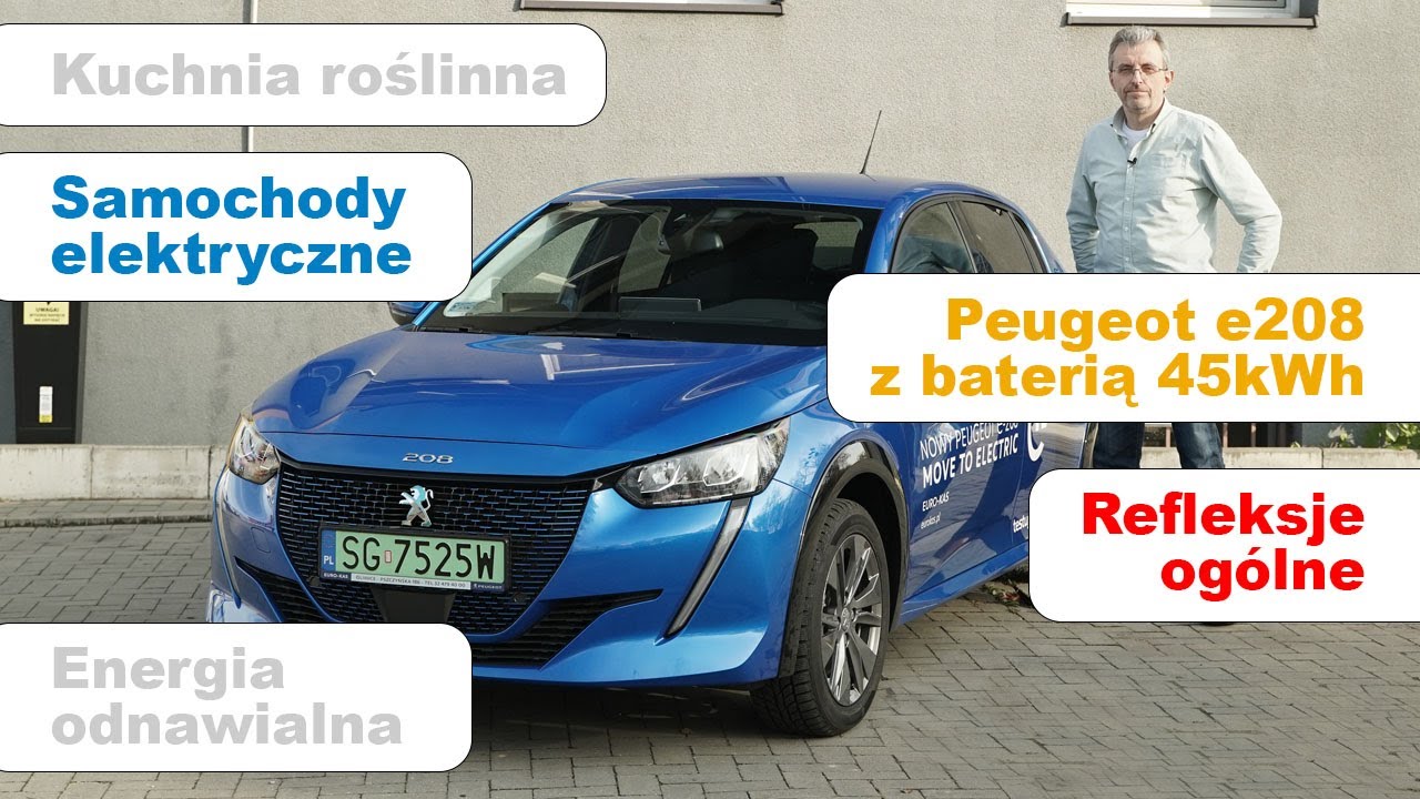 Peugeot e208. Jak by to było, gdyby auta elektryczne miały baterie trakcyjne o pojemności ok. 50kWh.