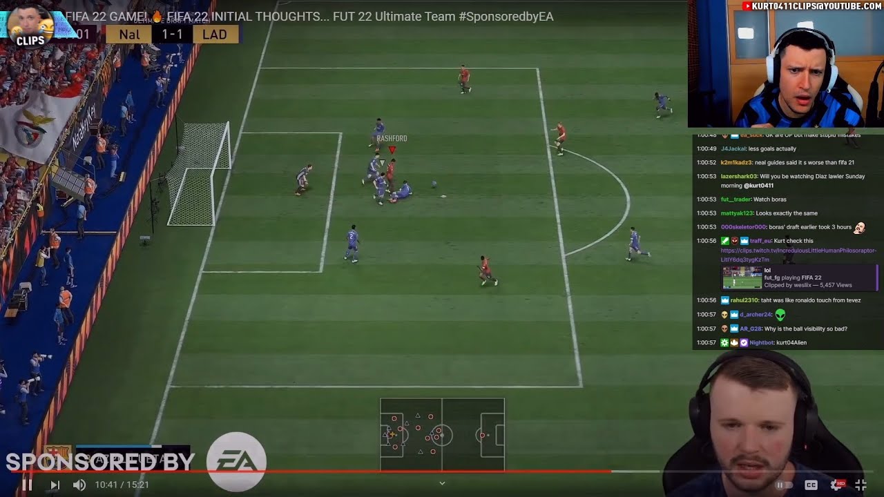kurt reacts to FIFA Analyst's #FIFA22 Gameplay...