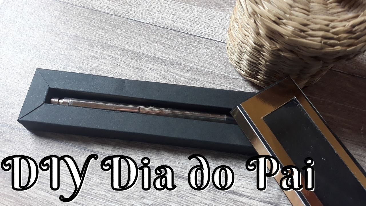 Como fazer uma caixa para caneta | Presente para o Dia do Pai | DIY Pen gift box tutorial
