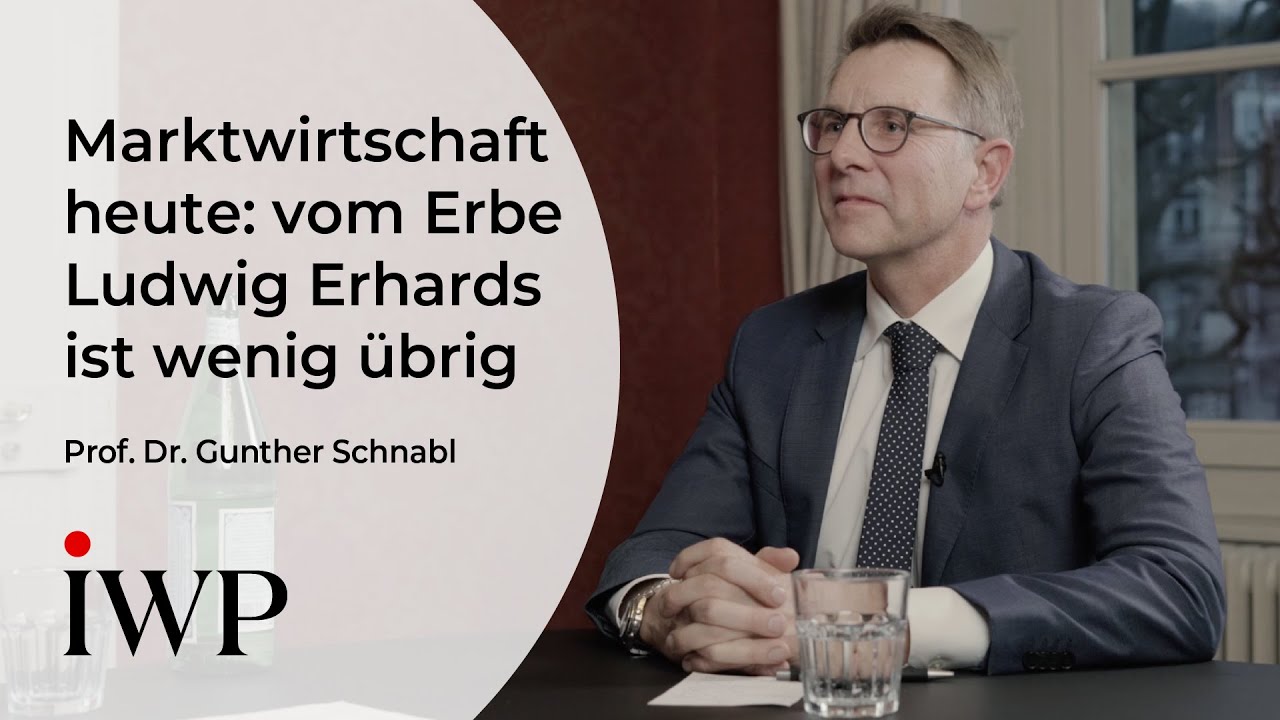 Prof. Dr. Gunther Schnabl: Marktwirtschaft heute – vom Erbe Ludwig Erhards ist wenig übrig