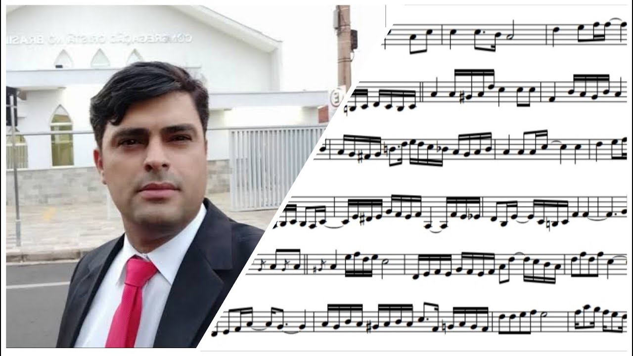 Tocata com Partitura - Hino 243 - Egnaldo Novaes no Clarinete.