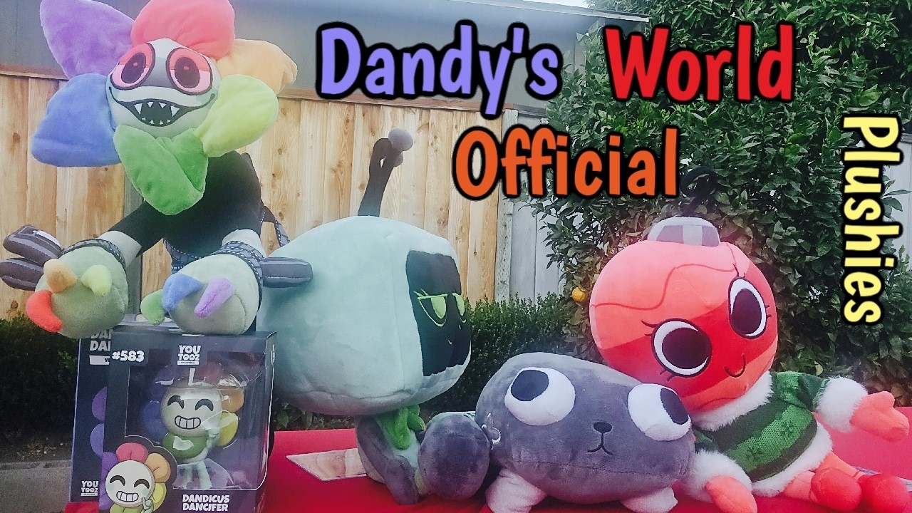 Twisted Dandy!!! Plus Bobette, Vee, & Pebbles Plush Review #makeship #dandysworld
