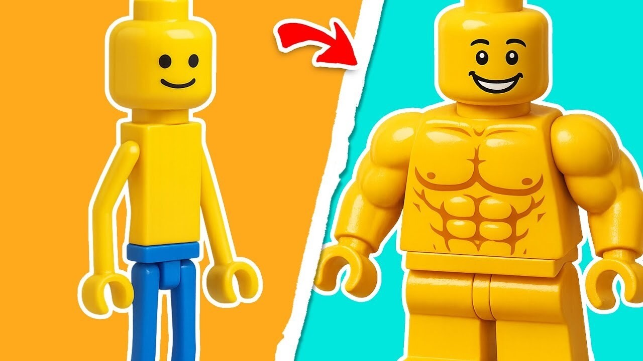 Ho potenziato una minifig LEGO