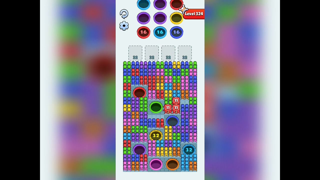 Hole People Level 324 Very Hard Walkthrough Solution 