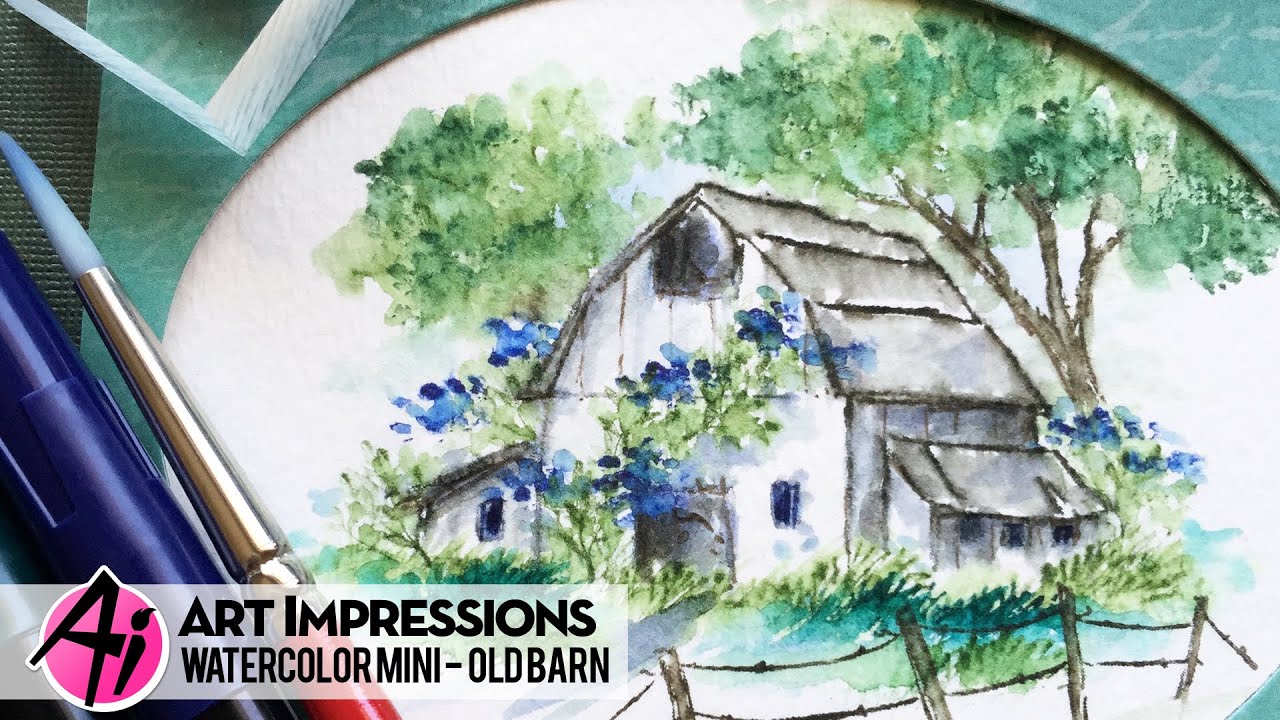 Ai Watercolor – Old Barn