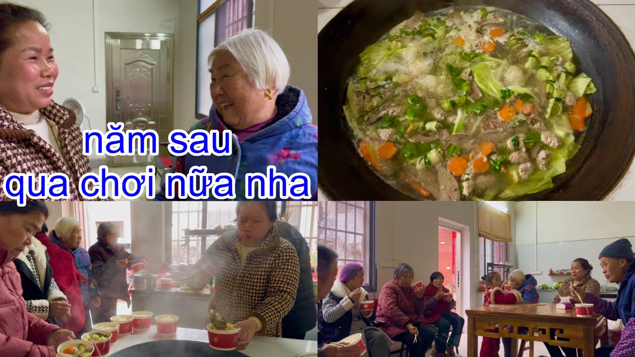 [1117]Mẹ Nấu Bún Mời Các Bác Ăn 1Bữa_Chia Tay Ngày Mai Về Việt Nam.
