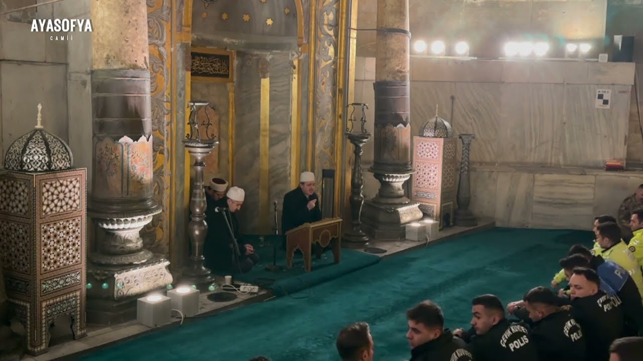 Ayasofya Camii - Miraç Gecesi Programı 2025