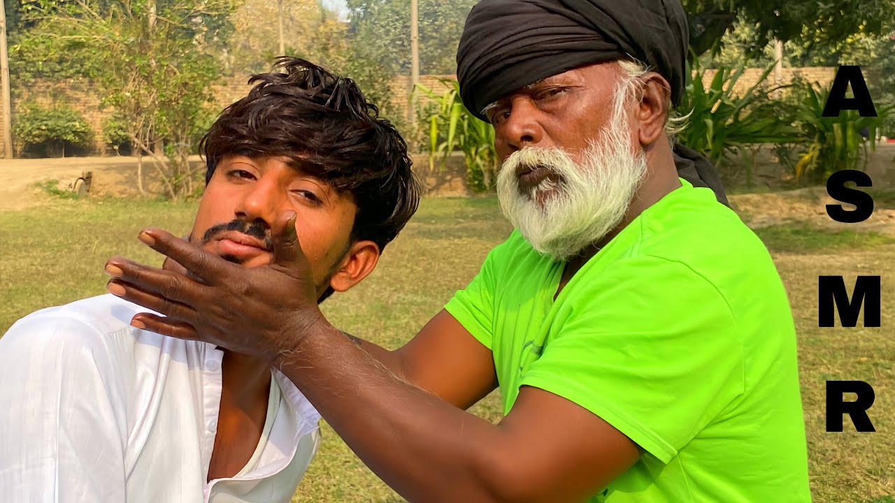 ASMR PAIN KILLER BABA ANKLE CRACKING FOOT MASSAGE WITH SMOKED OIL THERAPY ASMR BANGALi Baba