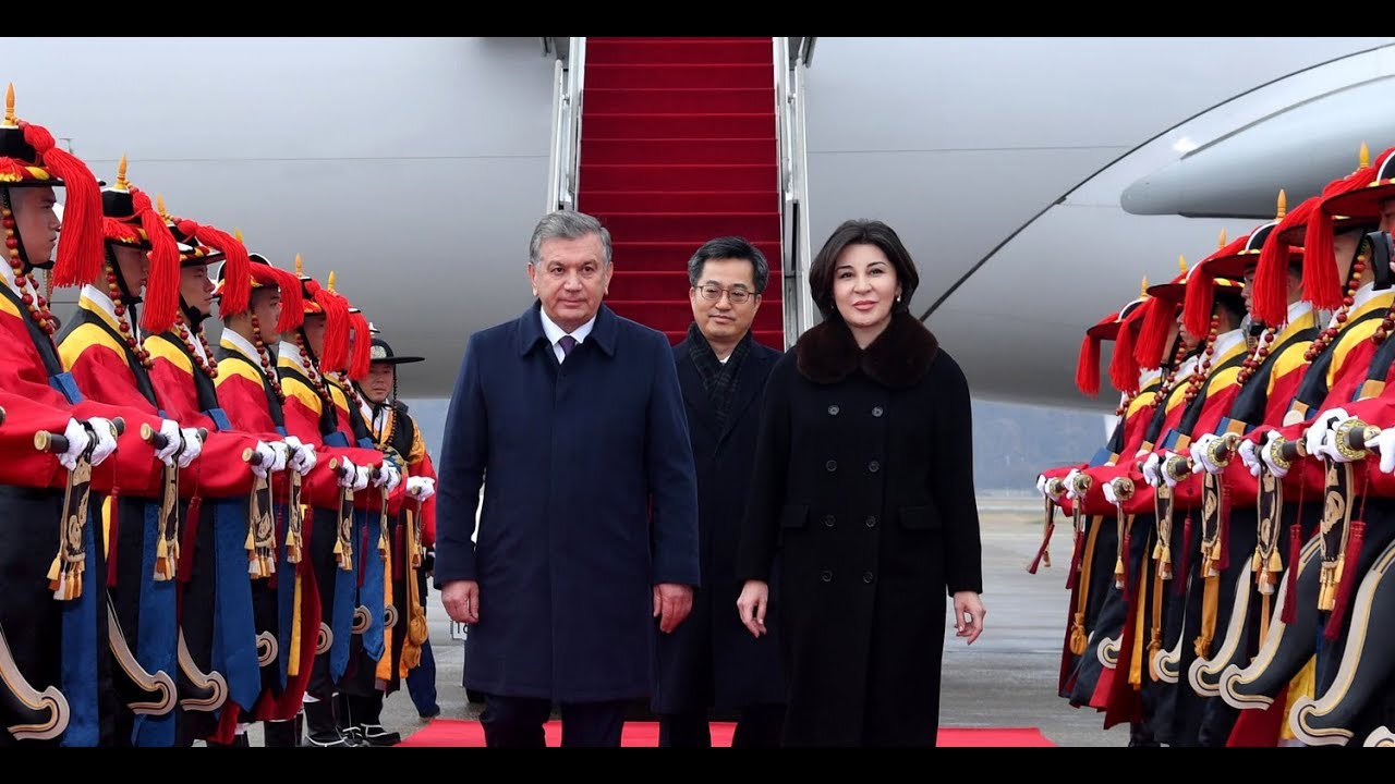 O‘zbekiston Prezidenti Shavkat Mirziyoyev davlat tashrifi bilan Koreya Respublikasiga keldi