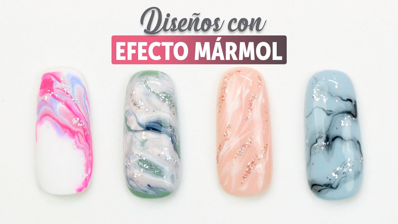 Paso a paso EFECTO MÁRMOL en tus uñas | Manicura24