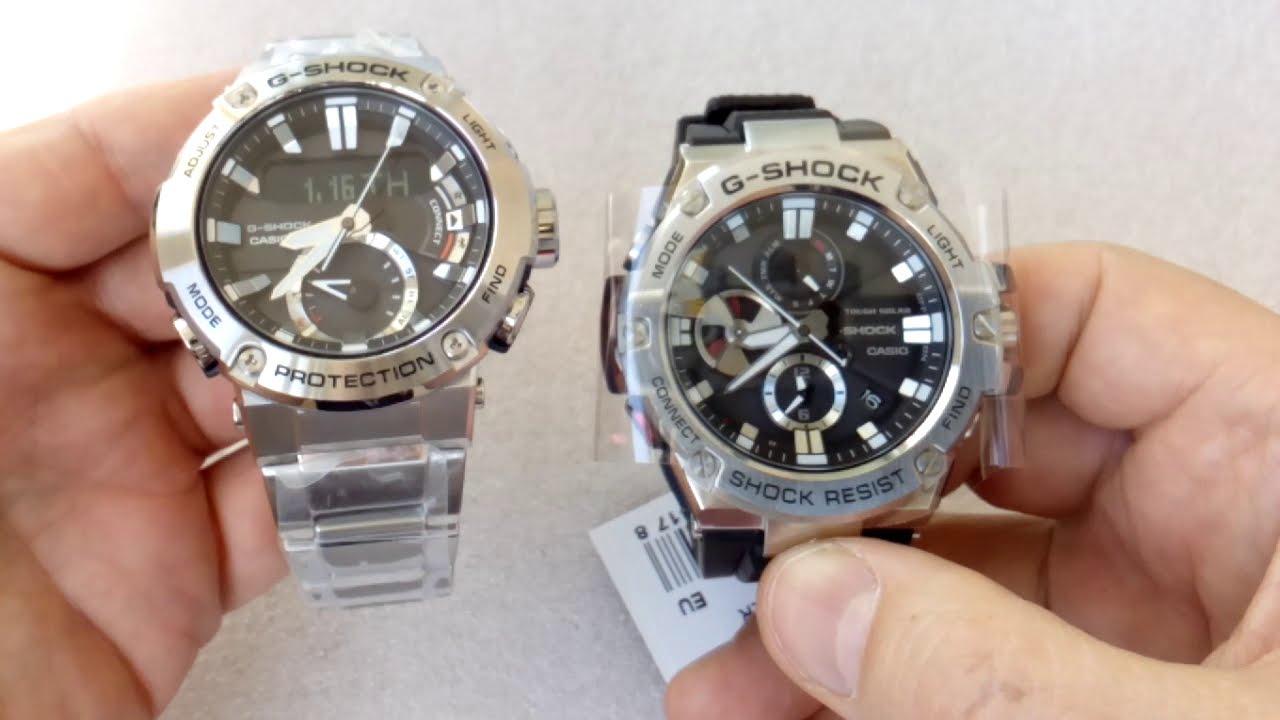 GST-B200D-1A CARBON CORE GUARD G-SHOCK. GST-B200 vs GST-B100