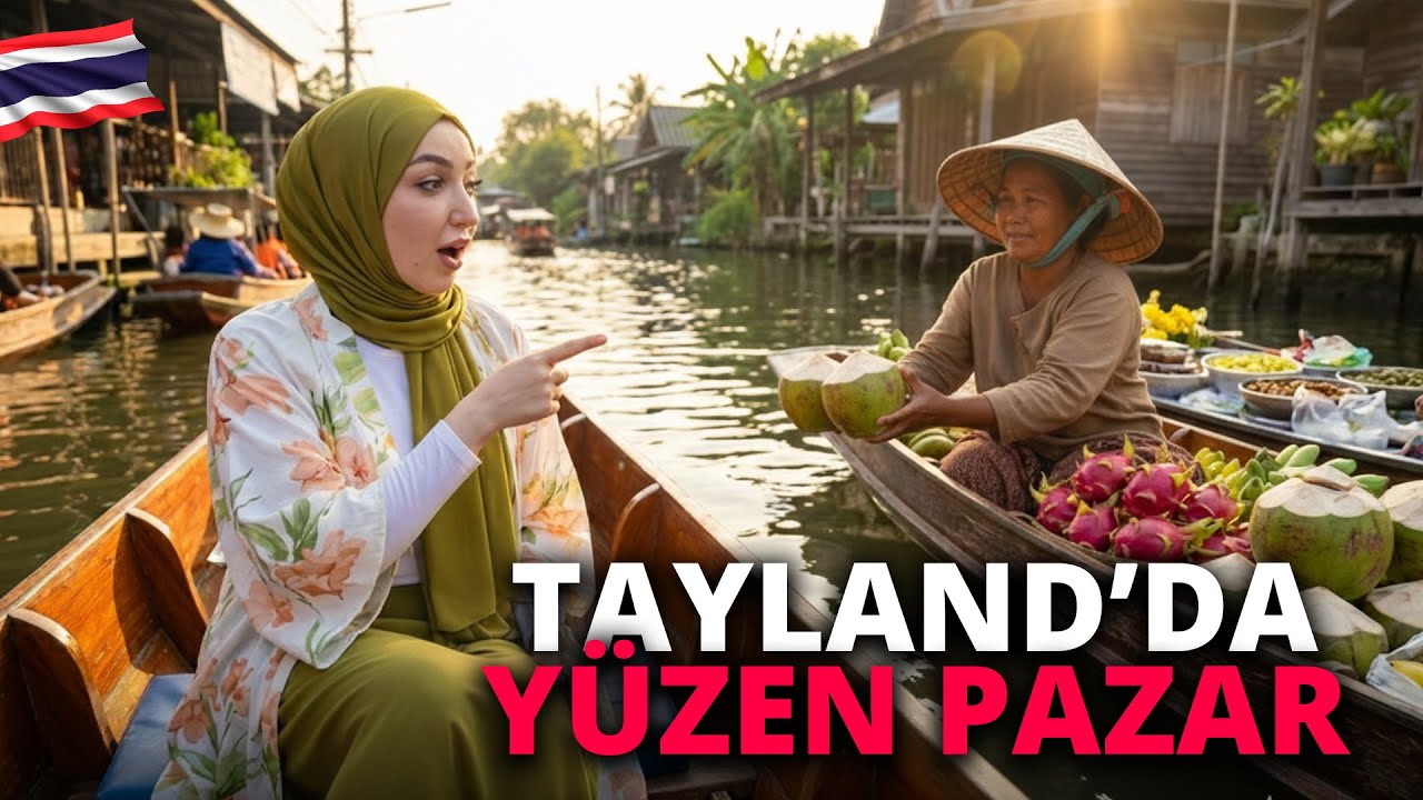 🇹🇭Tayland’ın En Ünlü Yüzen Pazarı🇹🇭 /392