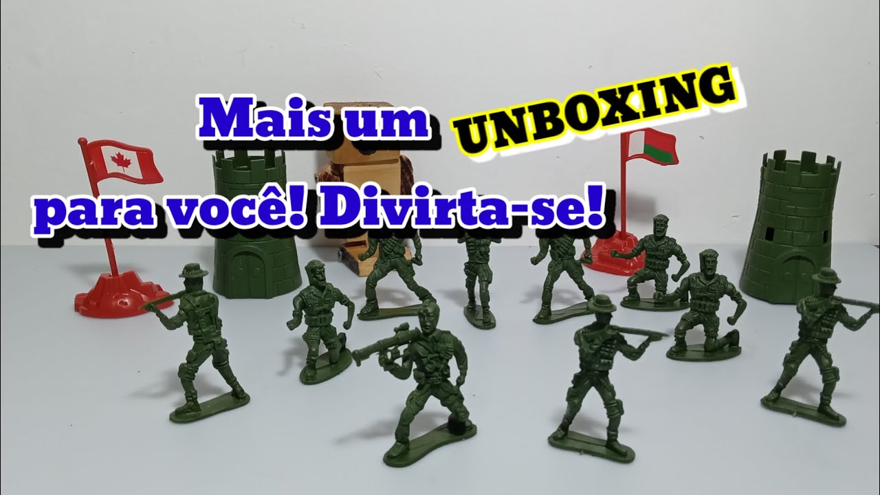 Mais um unboxing de army men nunca vistos antes!