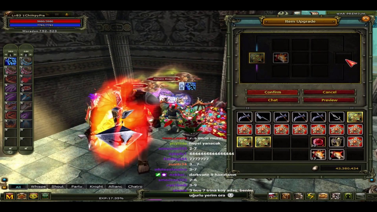DomenicoWacco Bu Sefer +9 Raptor Basıyor ! | Knight Online Upgrade #Sirius