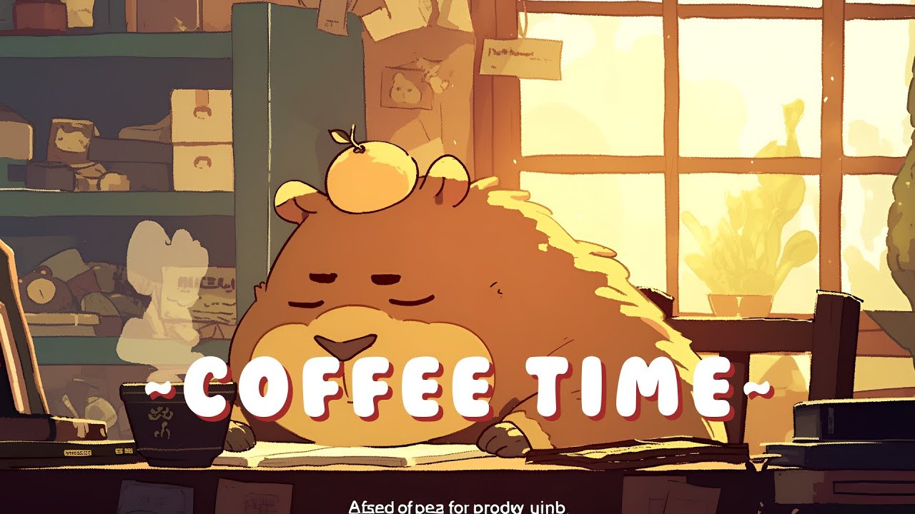 Capybara Beats & Lofi - Chill Beats to Help You Relax ~ Peaceful Moments ~ 🦫 🎵 ✨ | Focus Helper