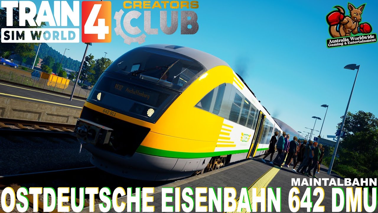 Ostdeutsche Eisenbahn | BR 642 DB DMU | Maintalbahn - Train Sim World 4