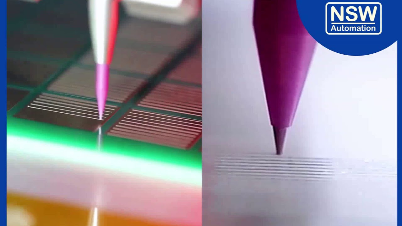 NSW Micro Solder Paste Dispensing as Small as 80um Dots & Lines (008004, 01005)