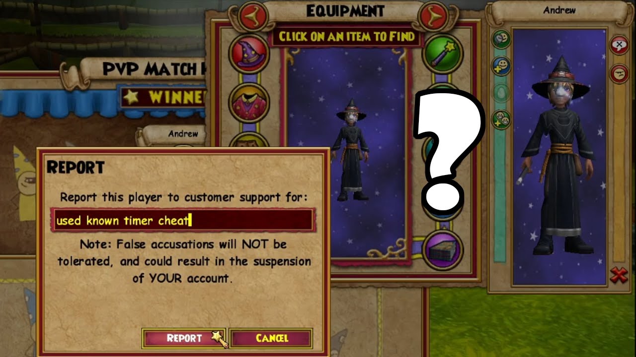 Wizard101: He Disconnected Internet (Known Timer Cheat)