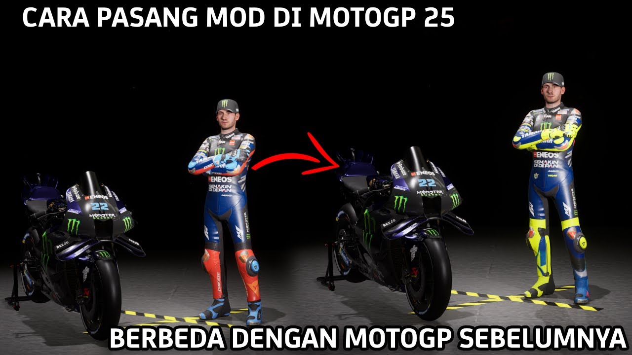 CARA PASANG YANG BERBEDA, TUTORIAL PASANG MOD DI MOTOGP 25