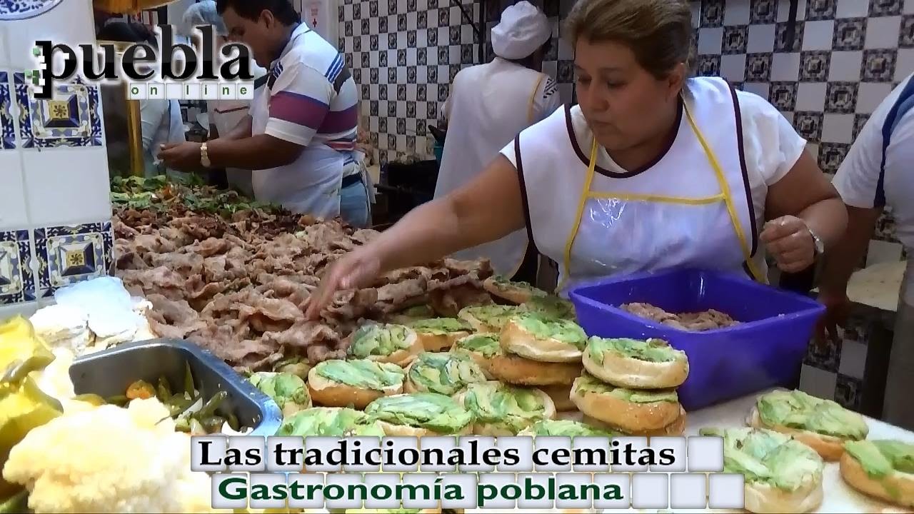 Las tradicionales Cemitas de El Carmen en Puebla