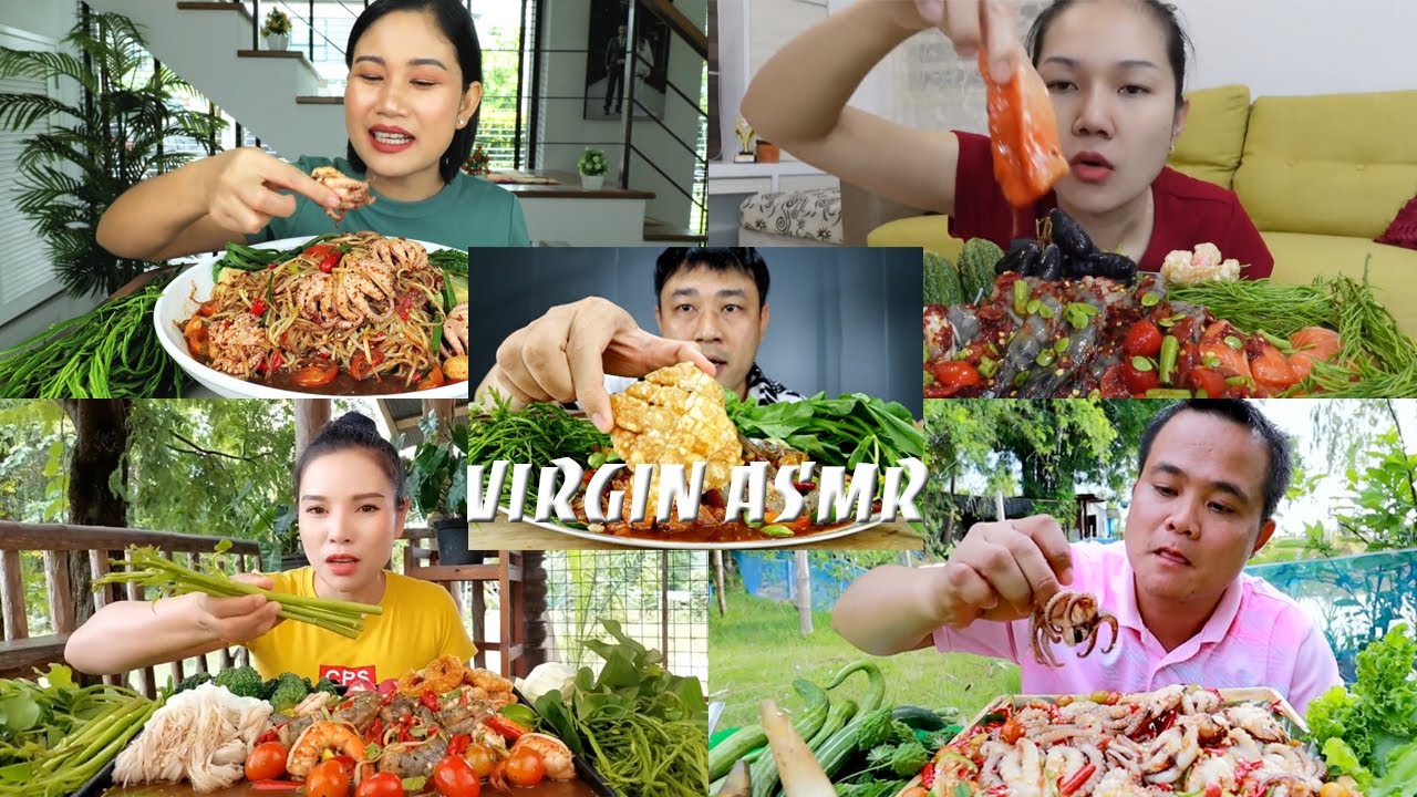 BEST THAI MUKBANGERS  PART 1 I ( Tổng hợp clip những món ăn thái ngon nhất phần 1)