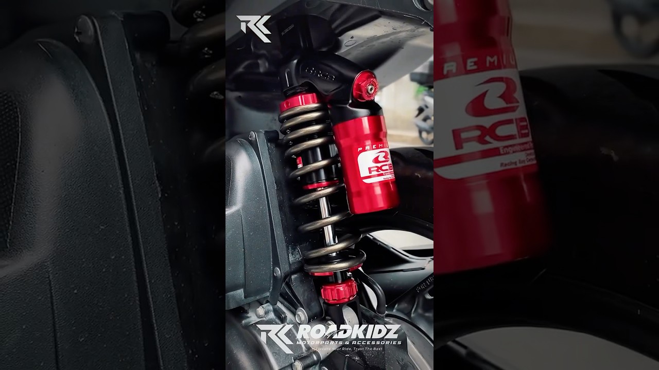 RACING BOY VD SERIES INSTALLED IN HONDA BEAT PREMIUM🛠️💥❤️ #rcb #rcbfans #motorparts #shock