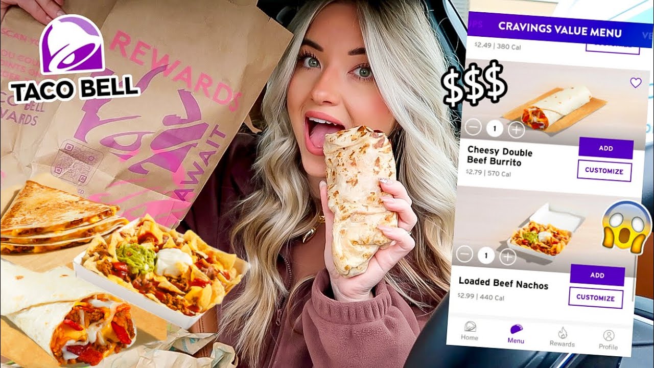 I Tried EVERY ITEM On The NEW TACO BELL VALUE MENU!!