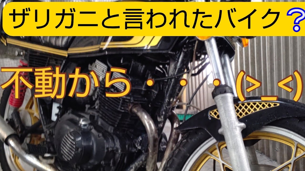 ザリガニと言われたバイク❔不動から実動への挑戦