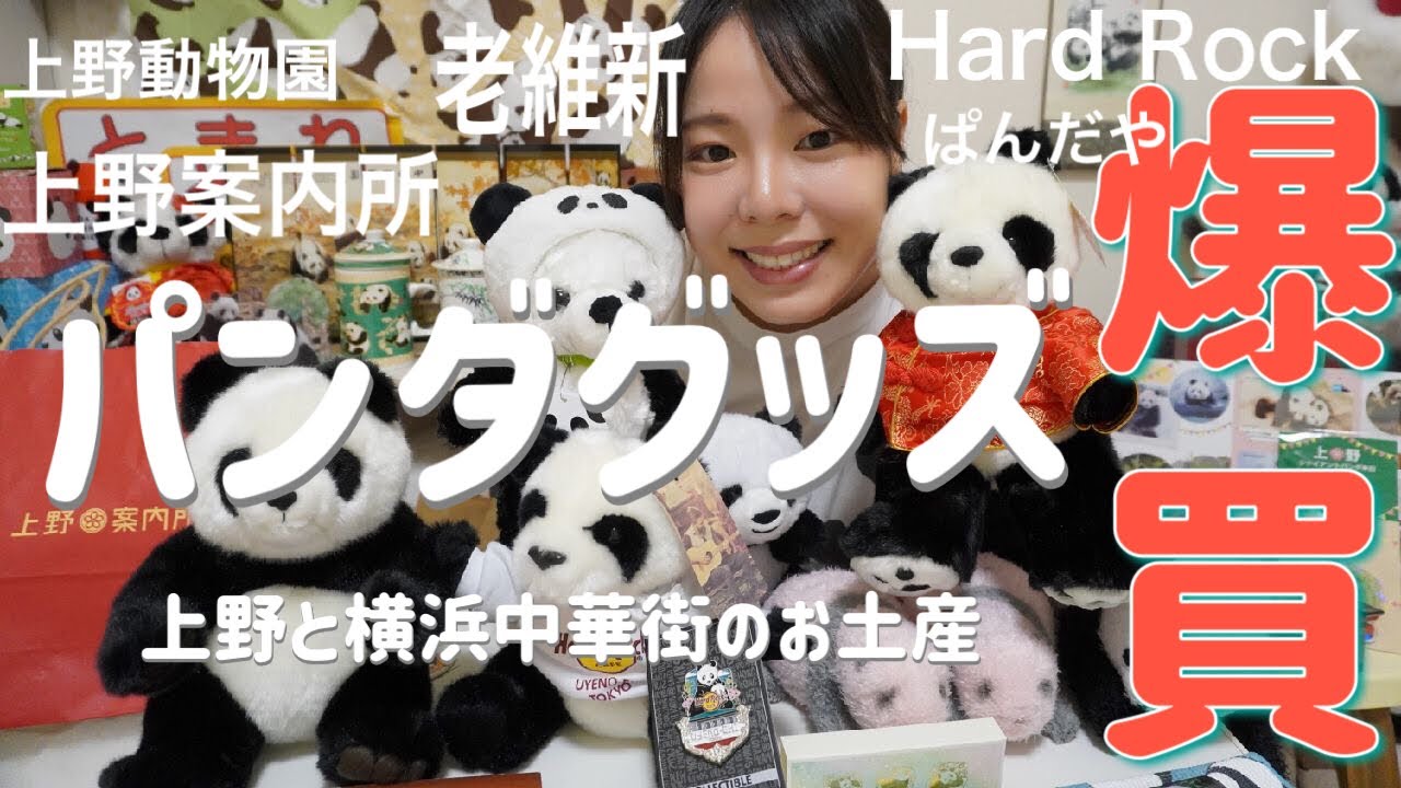 【パンダ旅】東京・神奈川｜パンダグッズ爆買い❣️めちゃくちゃ可愛いものに出会えた🐼❣️