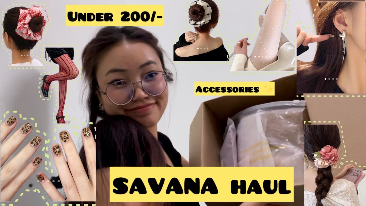 Accessories haul from Savana under ₹200/- each #haul #accessories #affordable