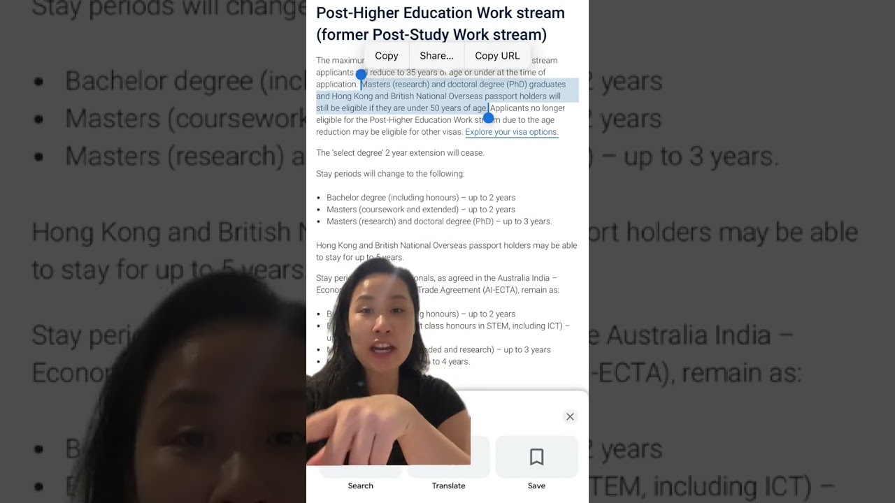 #MyGreatUpdates: Age Limit Updated For Post-Study 485 Work Visa 🇦🇺 #australia