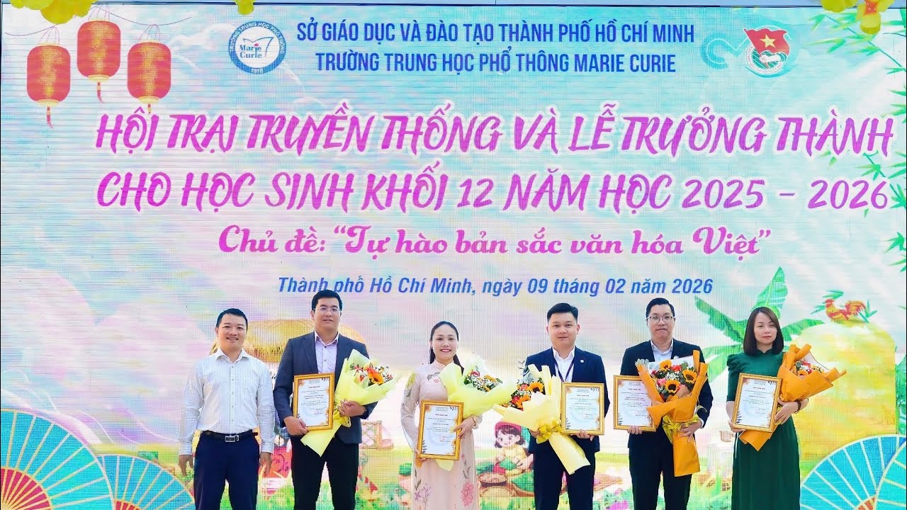  HỘI TRẠI TRUYỀN THỐNG KHỐI 12 NĂM HỌC 2025-2026 - CHỦ ĐỀ: “TỰ HÀO BẢN SẮC VĂN HÓA VIỆT” 