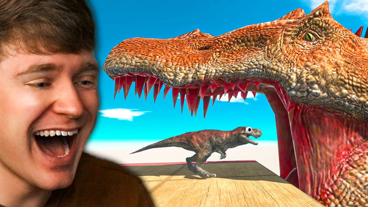 EVERY DINOSAUR vs GIANT SPINOSAURUS in ARBS!? (Reaction)