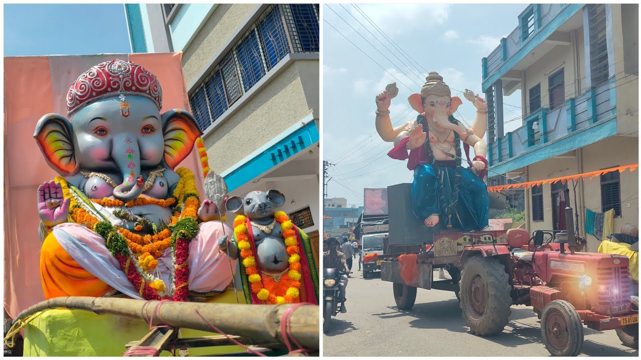 9days Ganesh nimajjanam | Nirmal 2024