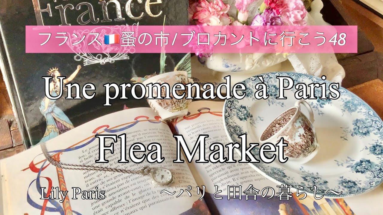 フランス🇫🇷パリ蚤の市 | Flea Market in Paris | #78🌿パリ5区の蚤の市  |  アンティークの食器や美しい版画|🌿【フランス🇫🇷蚤の市/ブロカントに行こう48】